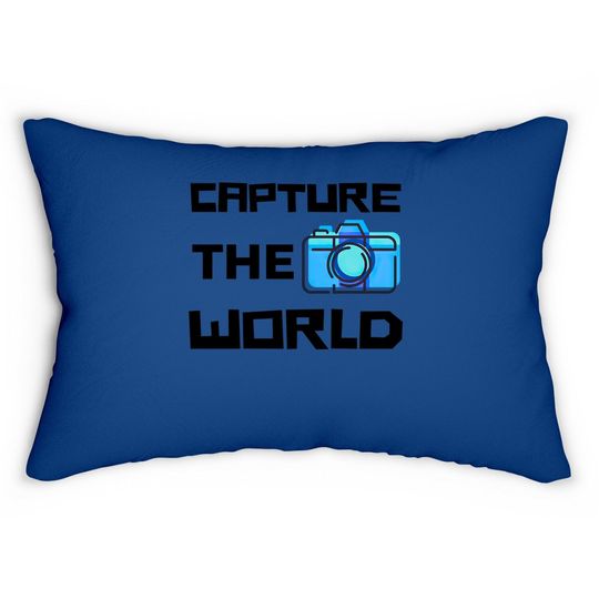 Capture The World Lumbar Pillow