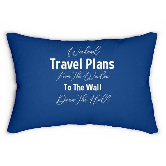 Weekend Travel Plan Lumbar Pillow