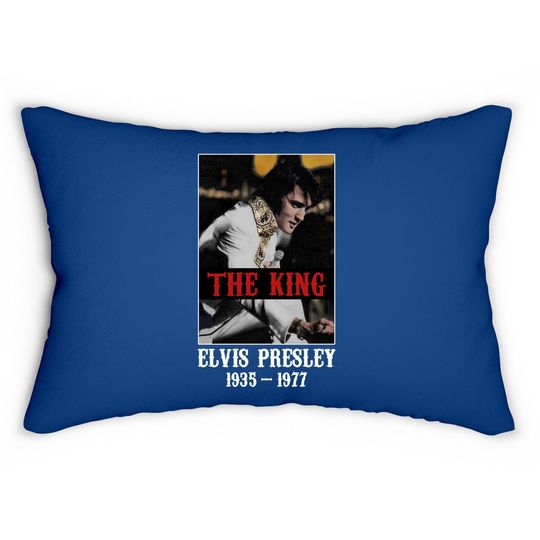The King Elvis Presley Lumbar Pillow