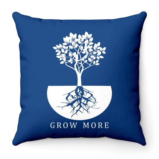 Grow More Gardening Throw Pillow