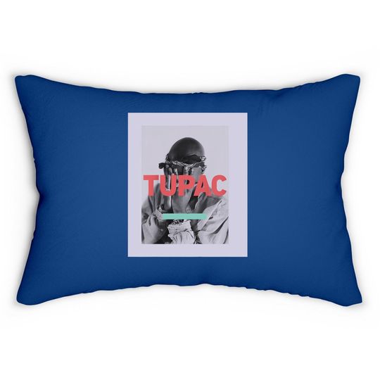 Tupac Grunge Lumbar Pillow