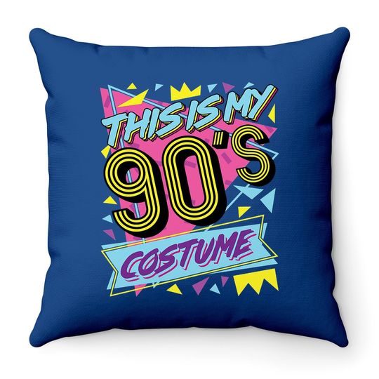 This Is My 90's Costume Throw Pillow