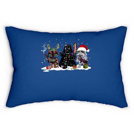 Christmas Darth Vader Lumbar Pillow