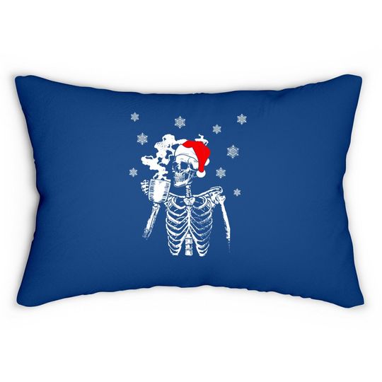 Skeleton Christmas Cute Lumbar Pillow