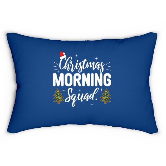 Christmas Morning Squad Classic Lumbar Pillow