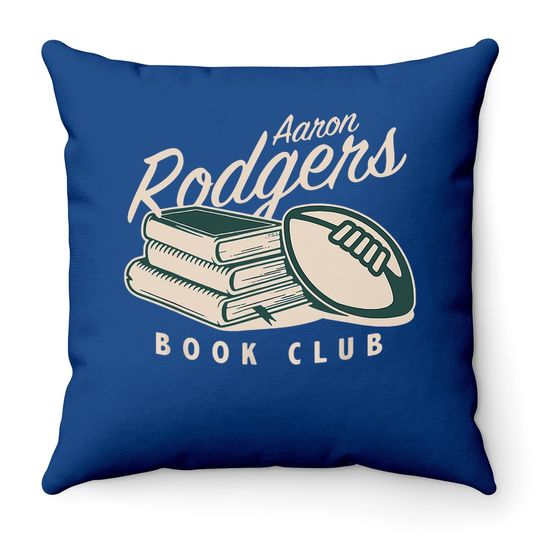 Aaron Rodgers Book Club Throw Pillow
