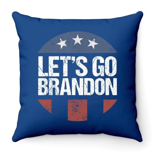 Let's Go Brandon Funny Throw Pillow