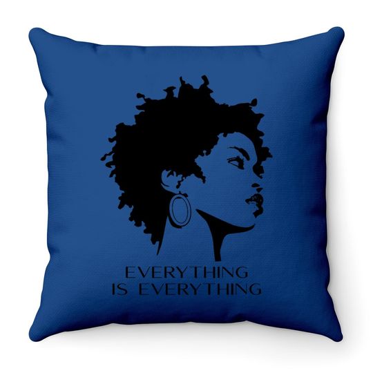Lauryn Hill Everything Is Everything Throw Pillow