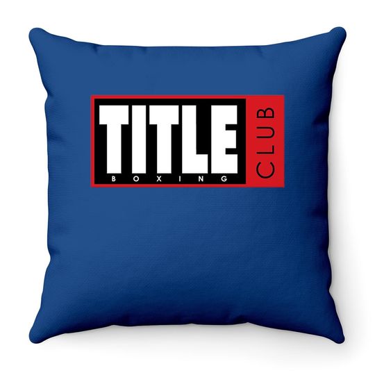 Title Club Boxing Throw Pillow