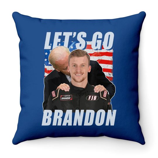Let's Go Brandon Chant Throw Pillow