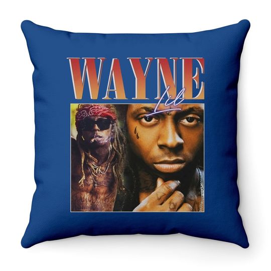 Lil Wayne Vintage Throw Pillow