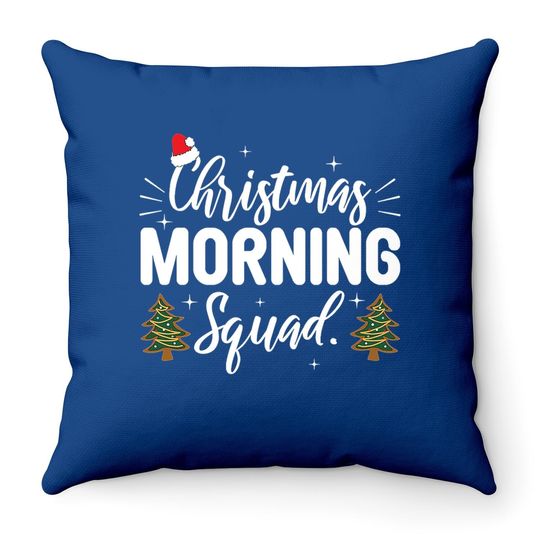 Christmas Morning Squad Classic Throw Pillow