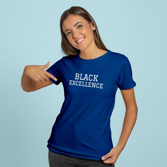 Black Excellence Black Power T-Shirt White Print