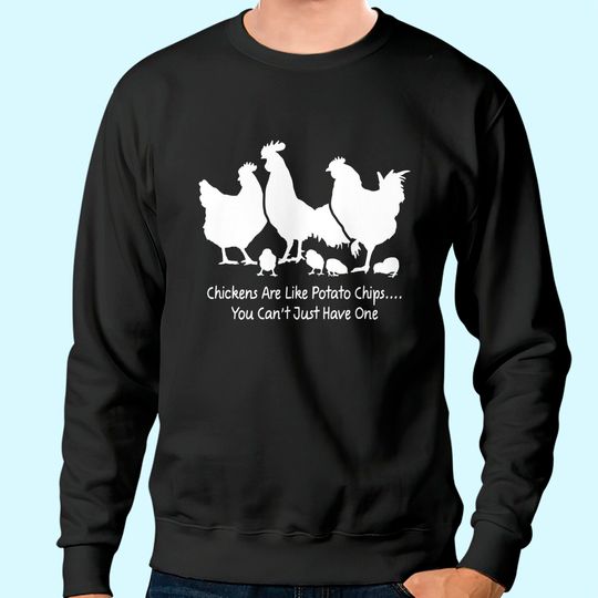 Hen Humor Kids Chicken Sweatshirt for Chicken Lovers Sweatshirt
