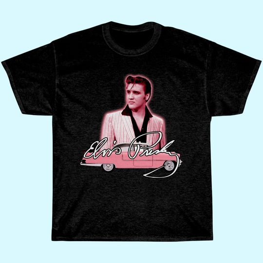 Elvis Pink Classic Car Women's T-Shirt