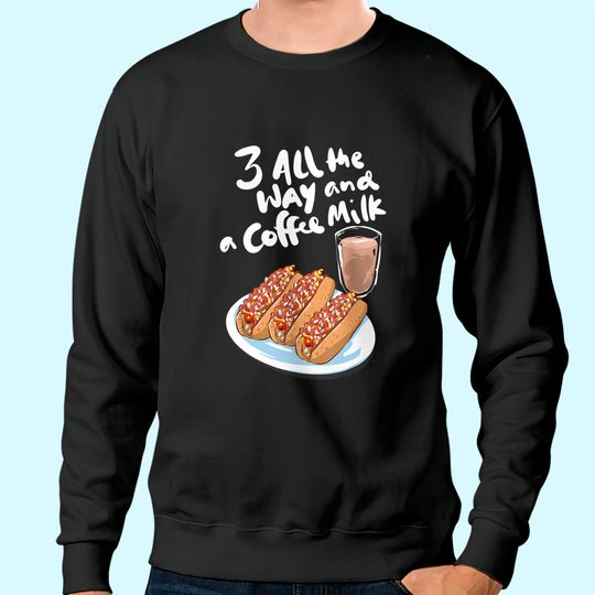 Hot Weiner Sweatshirt Coffee Milk Rhode Island Lover Gift