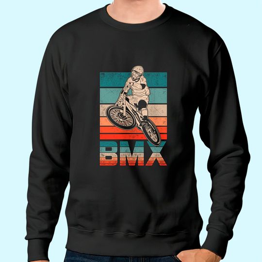 BMX vintage bike fans gift boys youth bike BMX Sweatshirt