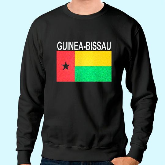 Guinea-Bissau Flag Artistic Design Sweatshirt