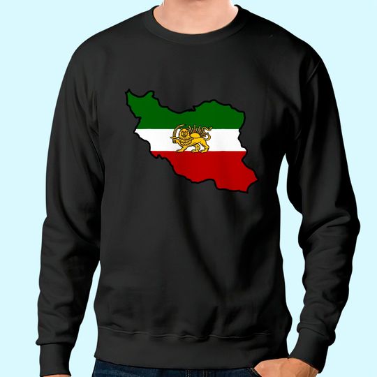 Iran Flag With Lion Sweatshirt