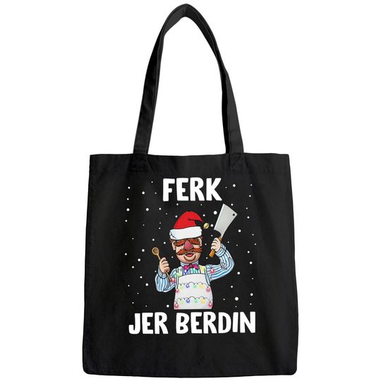 Santa Ferk Jer Berdin The Swedish Chef Let’s Go Brandon Bags