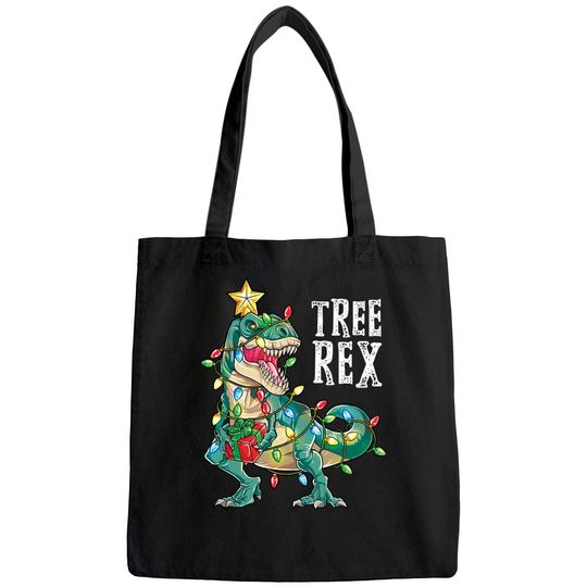 Christmas Dinosaur Tree Rex Pajamas Bags