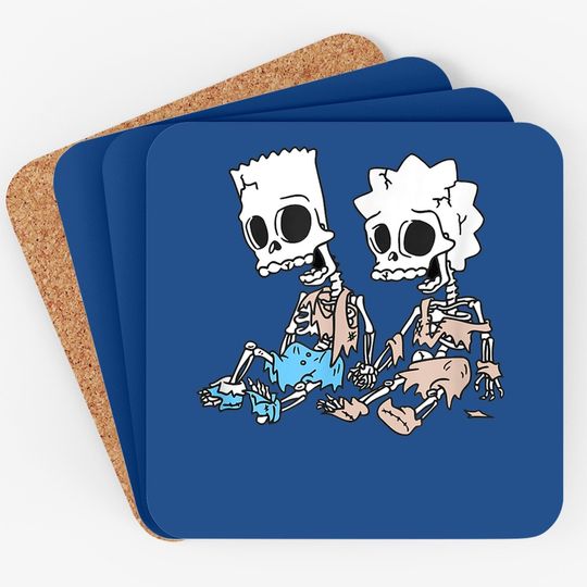 Skeleton Cartoon Coasters