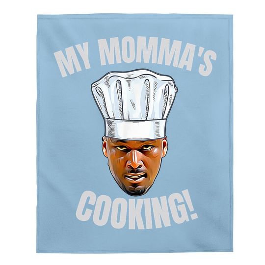 My Momma's Cooking Kwame Brown Mama's Son Peoples Champ Bust Baby Blanket