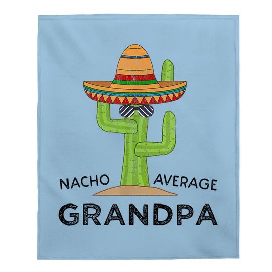 Fun Grandpa Humor Gifts | Funny Saying Father's Day Grandpa Baby Blanket