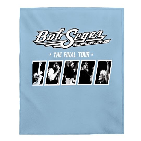 Love Bob Art Seger Retro Rock And Roll Legends 1970s Baby Blanket