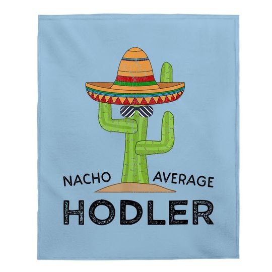 Crypto Trading Humor Gift | Funny Meme Bitcoin Investor Hodl Baby Blanket