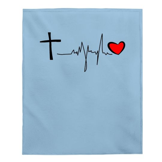 Nqy Christian Love Embroidery Short-sleeve Fashion Baby Blanket