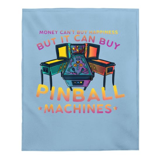 Retro Vintage Arcade Gift - Or Pinball Baby Blanket