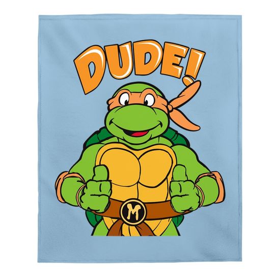 Teenage Mutant Ninja Turtles Michelangelo Dude Baby Blanket