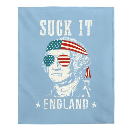 Suck It England George Washington Baby Blanket