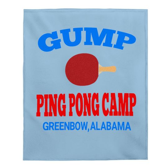 Nirvan Forrest Gump Ping Pong Camp Baby Blanket