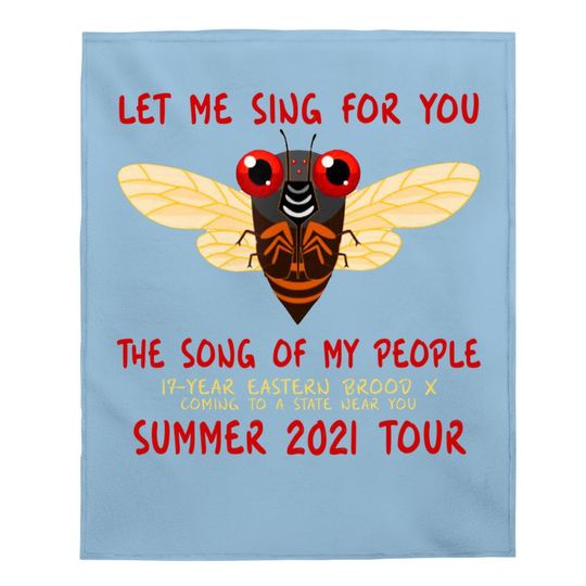 Brood X Cicada Mandala Summer 2021 Baby Blanket