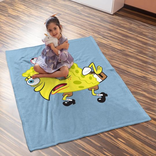 Spongebob Meme Isn't Even Baby Blanket