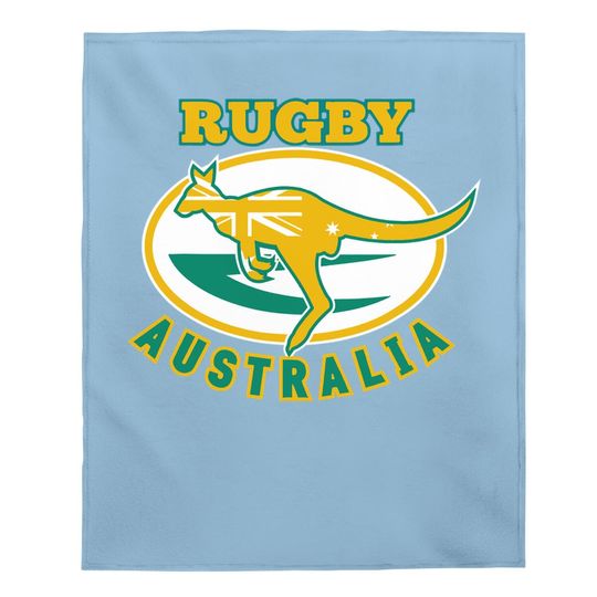 Australia Rugby, Wallabies Rugby Jersey, Australian Flag Baby Blanket