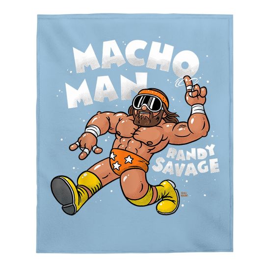 Macho Man Randy Savage Bill Main Graphic Baby Blanket
