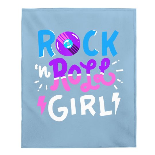 Rock N Roll Music Baby Blanket