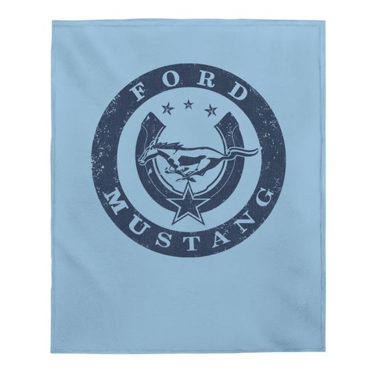 Ford Mustang Lucky Pony Baby Blanket