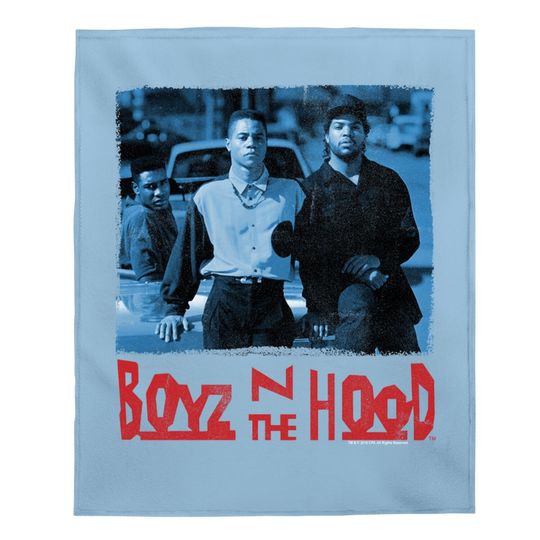 Boyz N The Hood Red And Blue Baby Blanket