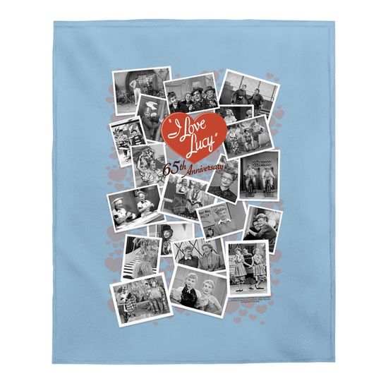 I Love Lucy 65th Anniversary Collage Baby Blanket