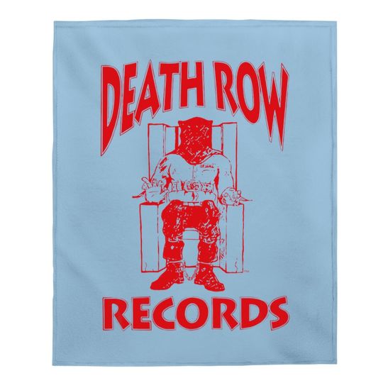 The Row Records Red Logo Baby Blanket