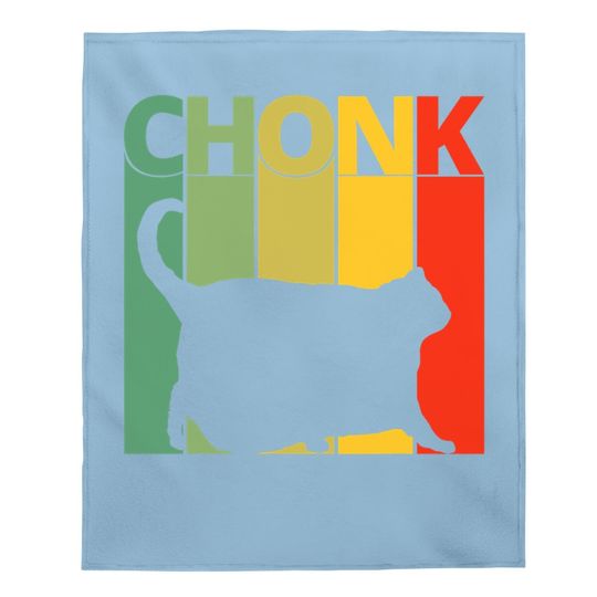 Chonk Cat Meme Baby Blanket | Funny Chonk Big Chungus Baby Blanket