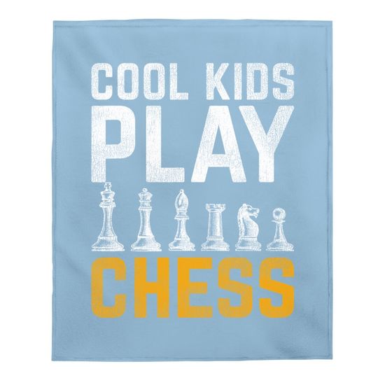 Cool Play Chess Baby Blanket