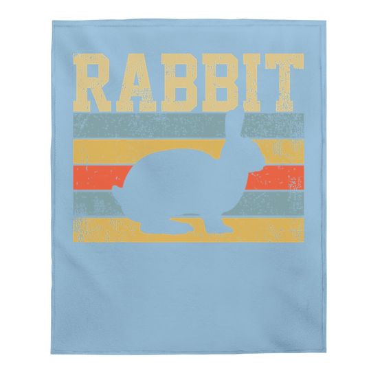 Rabbit Vintage Baby Blanket