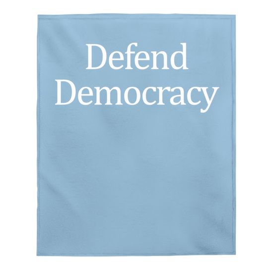 Defend Democracy Baby Blanket