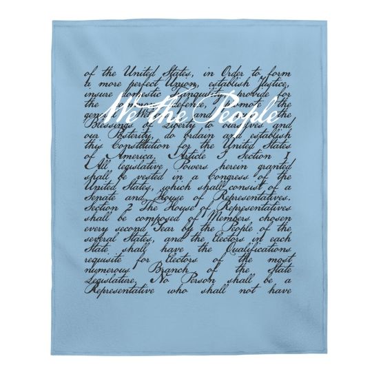 U.s. Constitution Day We The People Baby Blanket