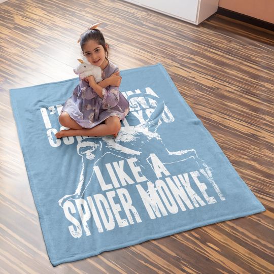 Talladega Nights Spider Monkey Graphic Baby Blanket
